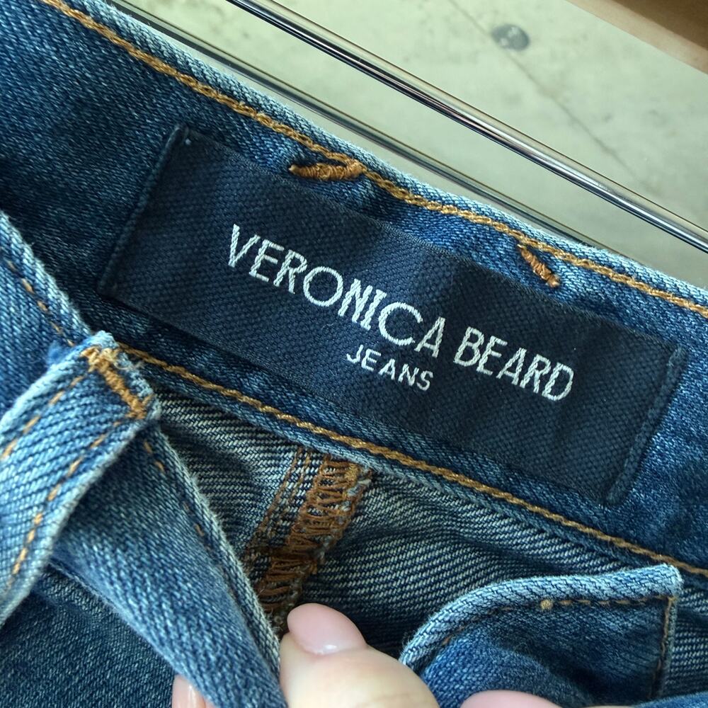 Veronica Beard Kasey Wide Leg Jeans - Picture 6 of 6